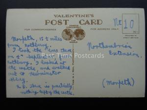 Northumberland MORPETH Newgate Street c1930 RP Postcard by Valentine 217188