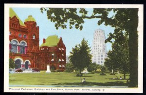 Ontario TORONTO Queens Park Provincial Parliament Bldg and East Block - PECO WB