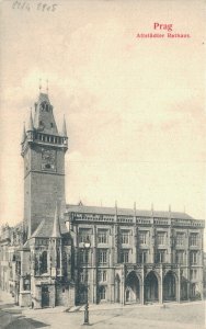 Czech Republic Prague Prag Altstädter Rathaus Praha Vintage Postcard 07.12