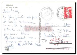 Modern Postcard The Canal du Midi