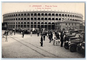 c1910 View of Stadium Bullring Zaragoza Spain Antique Unposted Postcard