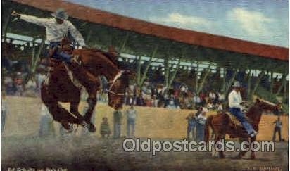 Ed Scholtz on Bob Cat Western Cowboy Unused 