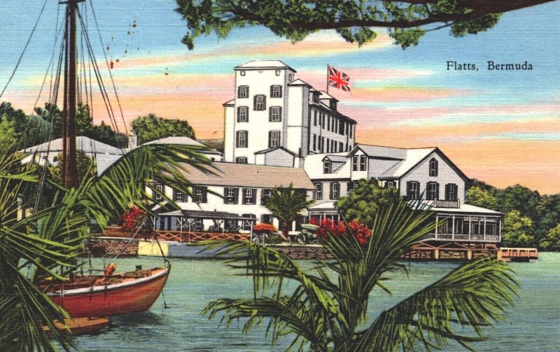 Bermuda Flatts Linen Postcard 05.32