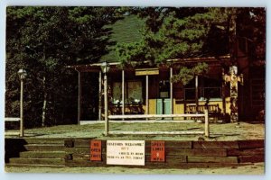 1960 Cape Cod Massachusetts Postcard Brewster Sweetwater Foret Campground Posted