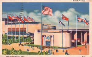 Vintage Postcard 1940 New York World's Fair British Pavilion New York City NY