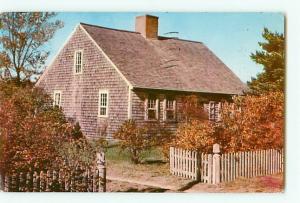 Vintage Postcard 24 One of oldest Houses Cape Cod Massachutes  # 2276