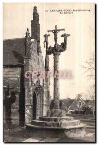 Old Postcard Lampaul Guimiliau (Finistere) Calvary