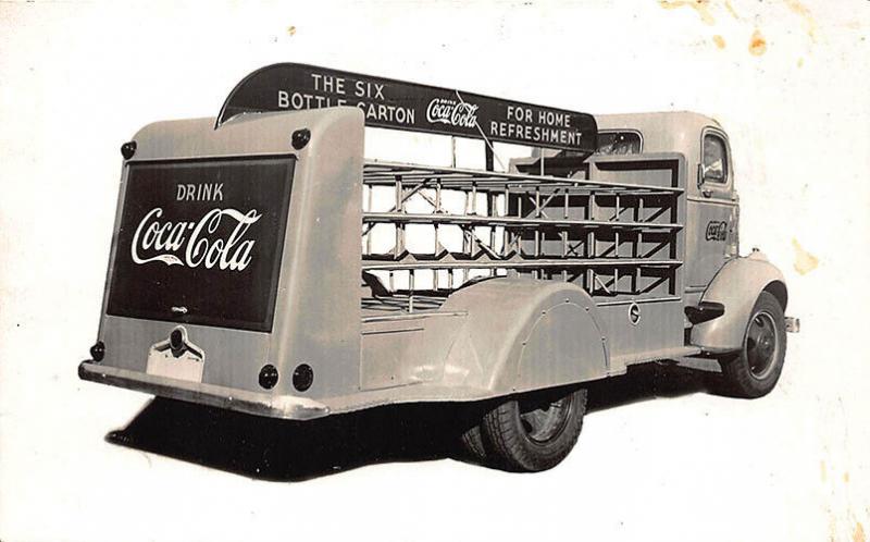 New Delivery Truck Delivered to Statesville NC Coca-Cola Bottling Co RP Postcard