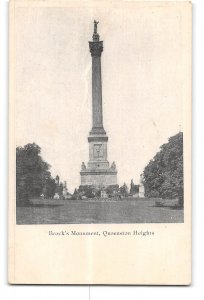 Queenston Ontario Canada Postcard 1907-1915 Brock's Monument