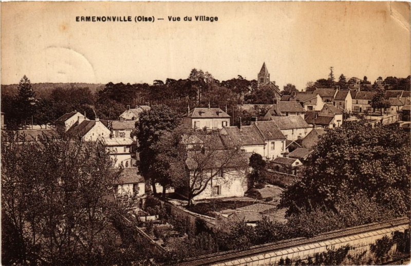 CPA ERMENONVILLE - Vue du Village (423482)