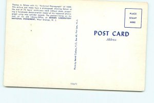 Buy Postcard Thomas Edison Phonograph New Jersey