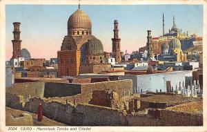 BR44436 mmamelouk tombs and citadel Cairo egypt