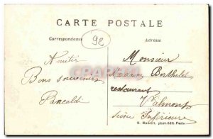 Old Postcard Clichy Gardens Place des Fetes