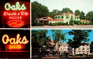 Massachusetts Springfield The Oaks Inn & The Oaks Steak and Rib House 1963