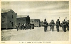 NJ - Camp Kilmer. Infantry Drill