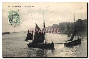 Old Postcard Le Havre Avant Port