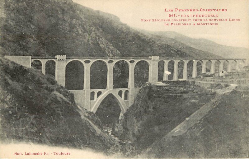 Postcard Les Pyrenees Orientales 541 Fontpedrousse Port Sejourne Perpignan