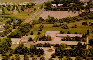 Grand Forks North Dakota School for The Blind Aerial View Postcard X11