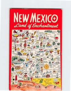 Postcard Land of Enchantment New Mexico USA