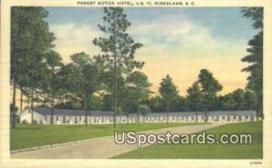 Forest Motor Hotel - Ridgeland, South Carolina SC  