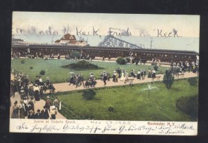 ROCHESTER NEW YORK NY ONTARIO BEACH AMUSEMENT PARK VINTAGE POSTCARD 1906