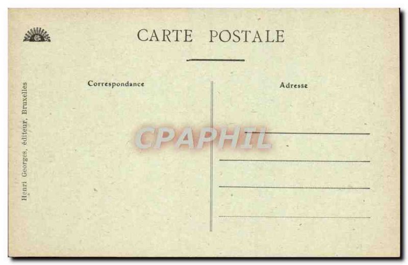 Brussels Old Postcard King's Palace