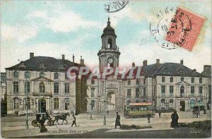 Old Postcard Rennes City Hall