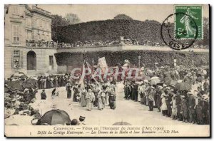 Compiegne Old Postcard Fetes in the & # 39honneur Jeanne d & # 39arc Defile t...