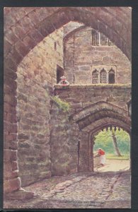 Warwickshire Postcard - Portcullis and Gateway, Warwick Castle   RS13501