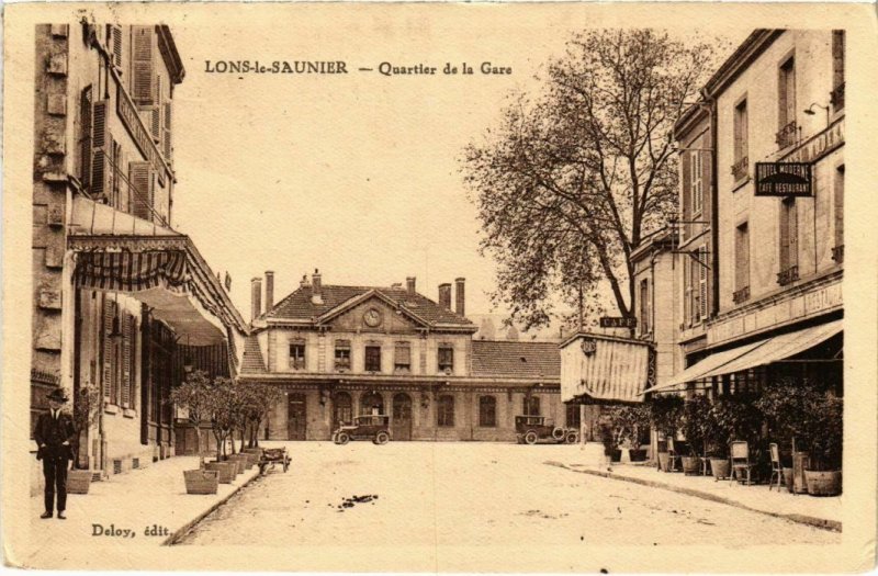 CPA Lons le Saunier- Quartier de la Gare FRANCE- (1044299)