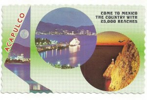 Postcard Mexico Panoramic of Acapulco Multi Standard View Card 