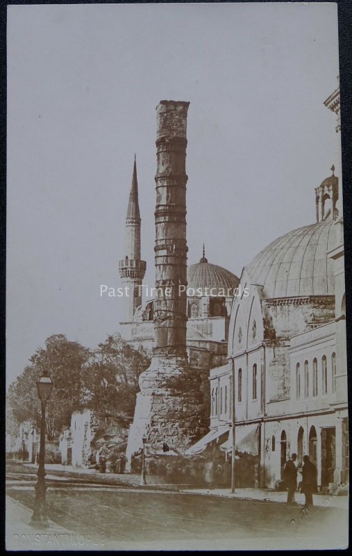 Turkey RARE x 5 CONSTANTINOPLE Social History - early RP Postcard by G Berggren