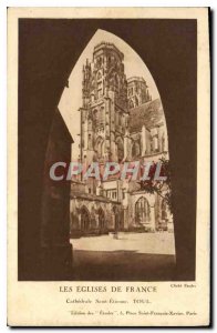 Postcard Ancient Churches of France Cathedrale Saint Etienne Toul