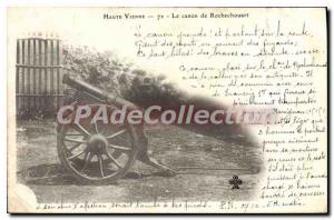 Old Postcard Haute Vienne Cannon Rochechouart