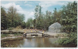 Le Lac Comeau et la Passerelle, Granby Zoological Garden, Quebec, Canada, 40-60s