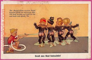 ah7031 - GERMANY - VINTAGE POSTCARD Postcards - Greetings from Bad Salzschlirf-