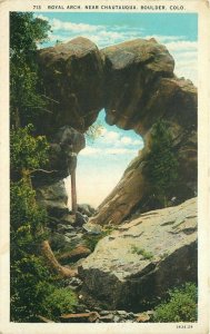 Boulder Colorado Chautauqua 1920s Royal Arch Postcard Sanborn 20-7997