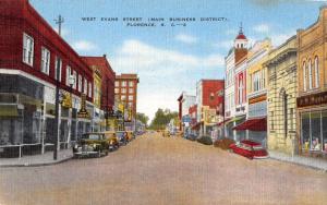 Florence South Carolina West Evans Street Scene Antique Postcard K35861