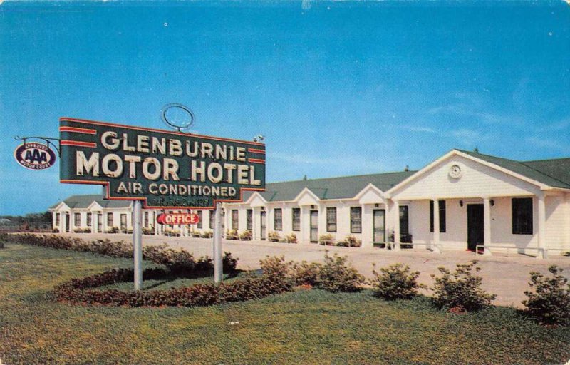 Woodville Mississippi Glenburnie Motor Hotel Vintage Postcard AA16706