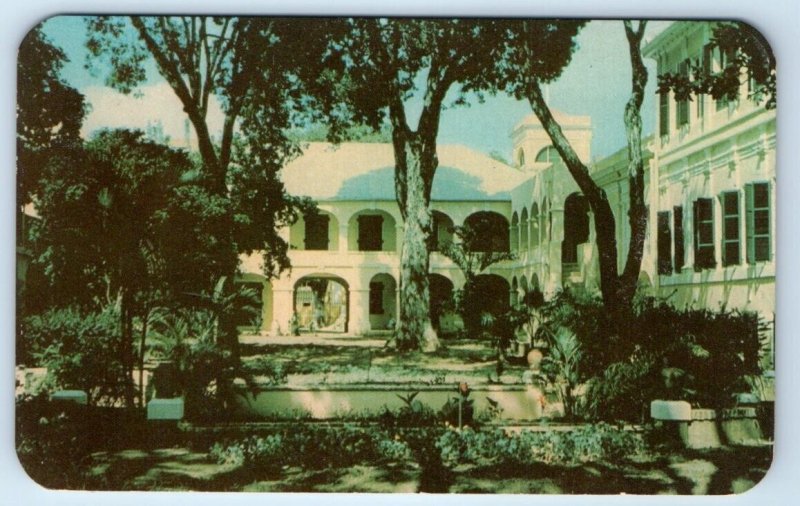 Courtyard of Government House CHRISTIANSTED St. Croix Virgin Islands Postcard