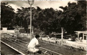 CPA AK JAVA Zwembad 1952 carte photo real photo INDONESIA (566244)