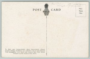 Honolulu Hawaii~Workers Process Dole Pineapples on Ginaca Slicing Machine~c1950