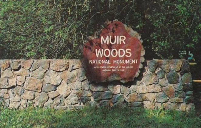 California Muir National Monument Entrance Sign