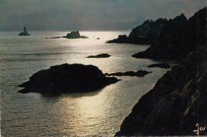 BF20063 la pointe du raz finistere soir d orage sur le  france  front/back image