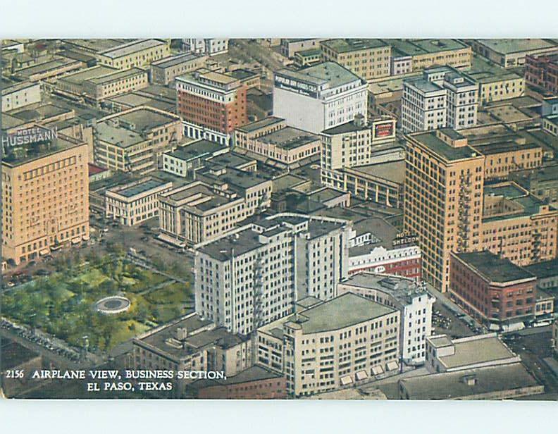 Unused Pre-1952 SHELDON & HUSSMANN HOTELS El Paso Texas TX hn2285