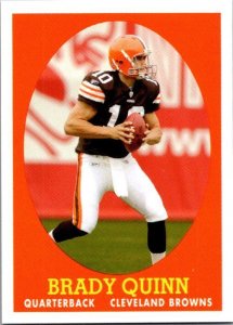 2007 Topps Football Card Brady Quinn Cleveland Browns sk20758