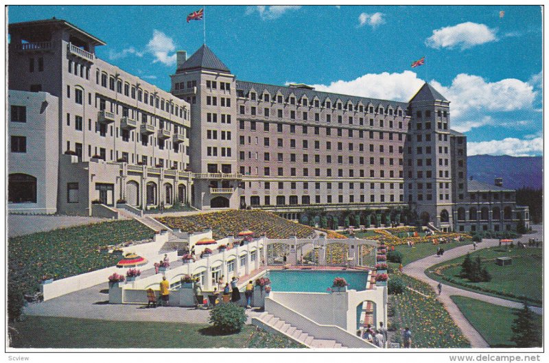 Swimming Pool, C.P.R. Chateau, LAKE LOUISE, Alberta, Canada, 40-60´s