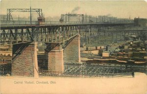 Postcard C-1905 Ohio Cleveland Central Viaduct Rotograph undivided 23-13003