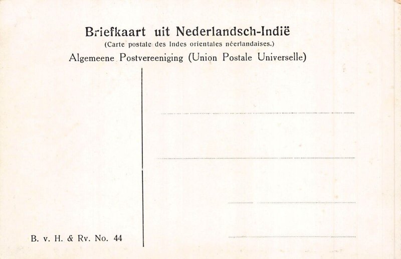 L281 Indonesia Dutch East Indies Victoria hotel Pavilions Preanger View postcard