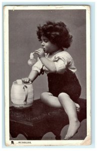 Bubbles 1908 Dodge Nebraska Oakdale Tuck's Glosso Vintage Antique Postcard